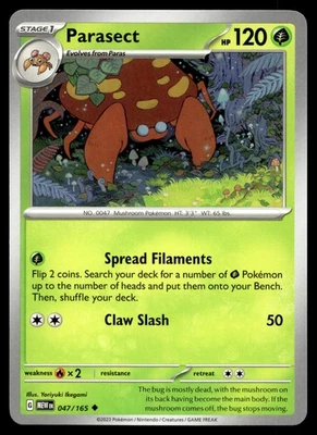 Parasect 047/165 SV: Scarlet & Violet 151 - Image 1 of 2