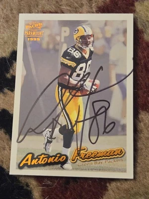 1999 Pacific Paramount Antonio Freeman #94 Autograph Card Packers HOF SB Champ - Image 1 of 3