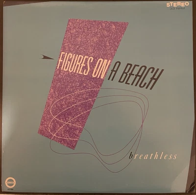 Figures On A Beach- Breathless- 12" Vinyl Single (Metro America) (1984) - Image 1 of 4
