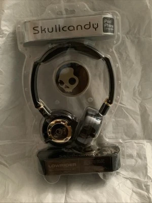 Nuevos Auriculares Skullcandy Lowrider Sobre la Oreja 40mm Plegables Ligero Negro y Dorado Foto 1 de 4