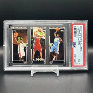 2003 Topps Rookie Matrix Carmelo Anthony Lebron James Chris Kaman RC PSA 9 Mint - Picture 1 of 2