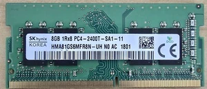 Hynix 8GB 1Rx8 PC4-2400T HMA81GS6MFR8N-UH SODIMM - Bild 1 von 1