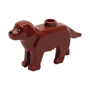 Genuine LEGO® Labrador Golden Retriever Dog Animal Minifigure Brown 69962pb01 - Picture 1 of 1