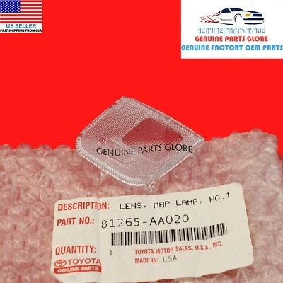 GENUINO OEM TOYOTA SIENNA CAMRY TACOMA INTERIOR IZQUIERDO MAPA LÁMPARA LENTE 81265-AA020 Foto 1 de 2