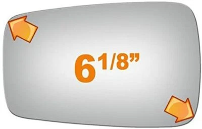 Flat Left Side Mirror For 1978-1980 Ford Fiesta W/O Backing Plate Foto 1 de 4