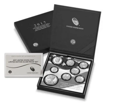 (1) 2017 United States LIMITED EDITION Silver Proof Set in Original Box w/ COA - Image 1 of 2