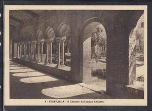 Cartolina Staffarda il Chiostro dell'Antica Abbazia AD1333 - Picture 1 of 1