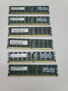 Micron 24GB (6X4GB) 2RX4 PC2-6400P-555-13-L0 Memory Module-MT36HTF51272PZ-80EH1 