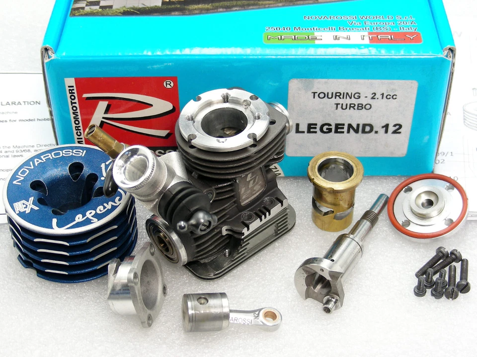 Vintage Novarossi Flash REX .12 LEGEND Turbo Nitro Engine HPI Mugen Inifinity IF - Image 1 of 4