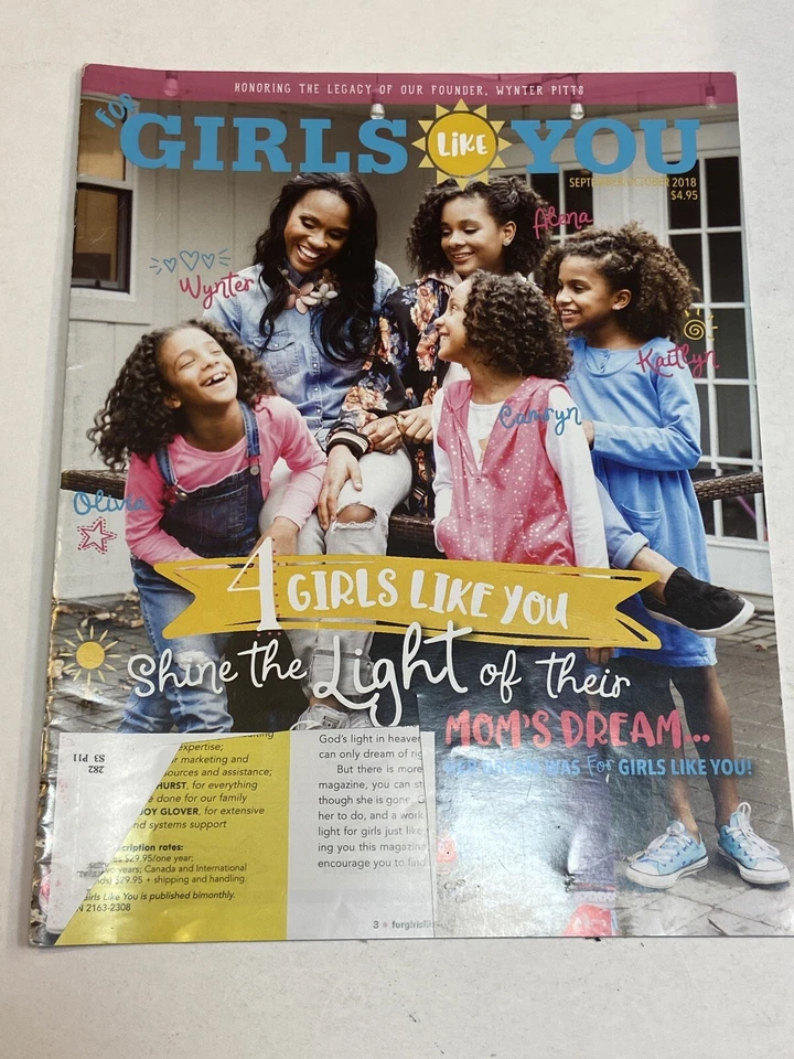 For Girls Like You Magazine Sep Oct 2018 Shine the Light Moms Dream Wynter Pitts - Image 1 of 1