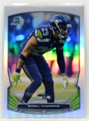 2014 Bowman Chrome #63 Earl Thomas Card - Image 1 of 2