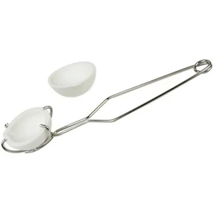 Ceramic Melting Crucible Dish Set Small Whip Tong Set Melting Gold Silver Copper - Picture 1 of 9