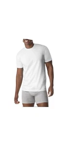 Hanes 10 Pack Men's Super Value ComfortSoft Tees White Crew Neck T-Shirt - Picture 1 of 7