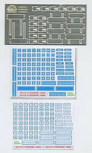 NINIVE 144H set 24 cartelli classici FS per pensilina stazione ferroviaria H0 - Imagen 1 de 1