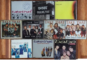 TAKE THAT 10 x single cd collection - Picture 1 of 1
