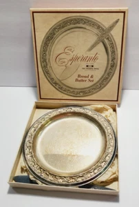 Esperanto 1847 Rogers Bros International Silver Company 6” bread butter set USA - Picture 1 of 17