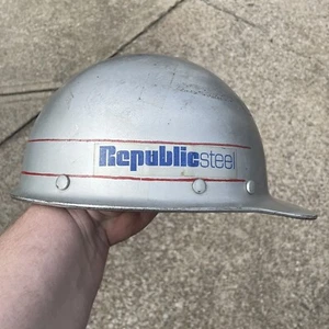 Vintage Hard Hat MSA Skullgard Mine Safety Appliances Republic Steel Cap Helmet - Picture 1 of 10