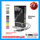 For APRILIA RS125 99-10 Goodridge S/Steel Cl Print Rear Brake Hose AP0126-1RC-CG