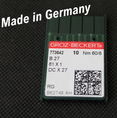 Nähmaschinennadel Groz Beckert Overlocknadel Nadelsystem B 27 Nadelstärke 60 - Bild 1 von 4