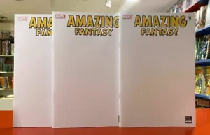 Amazing Fantasy 15 Spider-Man schizzo turco vuoto variante esclusiva - Foto 1 di 5