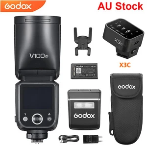 Godox V100C 100W Camera Flash Speedlite Touch Screen + X3C Trigger For Canon - Picture 1 of 20
