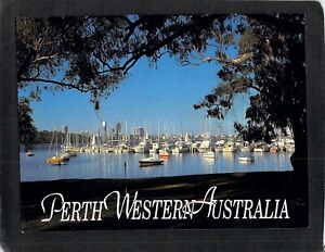 B6804 Australia WA Perth Boats on Swan River postcard