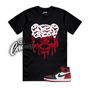 1 Ruby Varsity Red Black White T Shirt Match DRIPPY - Picture 1 of 1