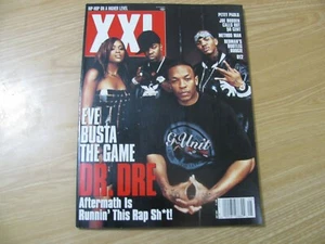 2004 MAY XXL HIP HOP 58 MAGAZINE DR. DRE ON COVER BUSTA NO LABEL FRAMEABLE - Picture 1 of 3