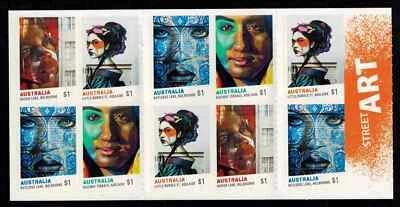 AUSTRALIA - 2017 Street Art complete booklet - VF MNH - Image 1 of 2