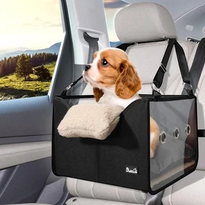 Dog Car Seat for Small Dogs - Elevated Portable Dog Booster Seat Under 18 lbs... - Picture 1 of 7