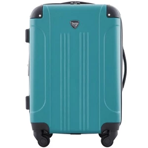 Chicago Hardside Expandable Spinner Luggage, Teal, 20" Carry-On - Picture 1 of 7