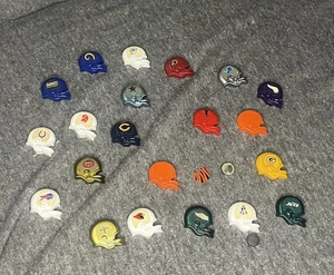 Vintage 1977 NFL (21) Kunststoff Helm Magnete Cowboys Eagles Saints Patriots - Bild 1 von 7
