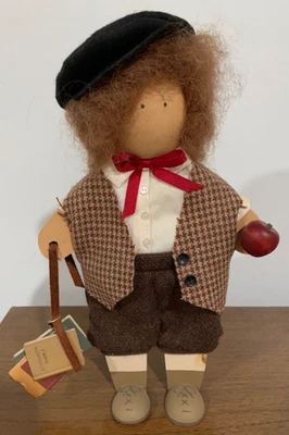 复古 1994 年 Lizzie High Wooden Karl Valentine 第 2 版娃娃 小学生 — 第 1/4 张图片
