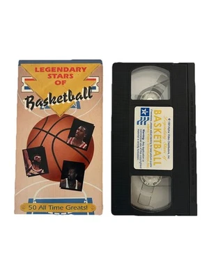Legendary Stars of Basketball (VHS, 1992) 50 All Time Greats-Jordan - FREE Ship - Image 1 of 2