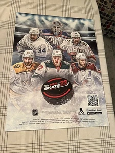 NYCC 2022 Topps NHL Skate 23 Kaprizov O’Connor Hockey poster Exclusive 24” Ltd - Picture 1 of 2