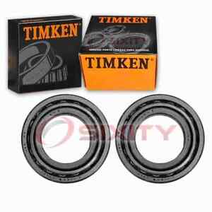 2 pc Timken Front Inner Wheel Bearing and Race Sets for 1981-1993 Dodge D350 mk