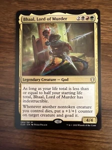 MTG - Bhaal, Lord of Murder: Custom Budget EDH Commander Deck - Sleeves Included - Picture 1 of 8