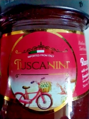TUSCANINI Raspberry Fruit Spread, 11.64oz, BB Jan 26, Lot of 6 - Image 1 of 4