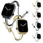 Women Metal Band Stainless Steel For Apple Watch Ultra 8 7 6 SE 41/42/44/45/49mm