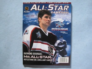 2000/01 2001 NHL ALL-STAR HOCKEY GAME PROGRAM SHARP!! RAY BOURQUE MARK MESSIER - Picture 1 of 4