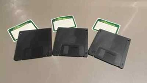 (3) Floppy Disk Compucessory HD 3.5" IBM Formatted 1.44 MB w/labels - Afbeelding 1 van 1