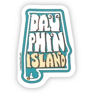DAUPHIN ISLAND ALABAMA AMERICANA REISEAUFKLEBER STOßSTANGE AUFKLEBER LAPTOPFLASCHE + - Bild 1 von 1