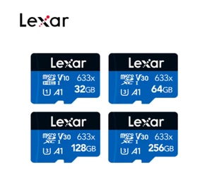 Micro SD Card Lexar 32GB 64GB 128GB 256GB Ultra Nintendo 633x Memory Card - Picture 1 of 6