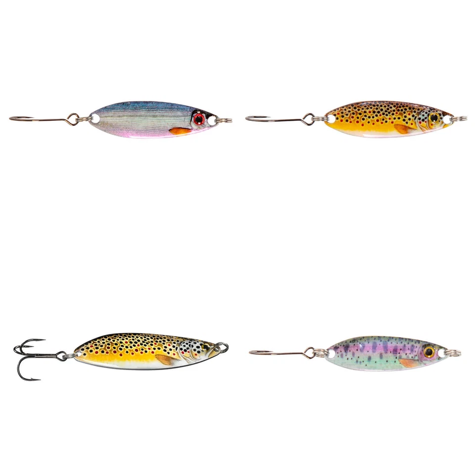 Fladen Realistic Flutter Blinker 7/12/21g Raubfischangeln Forelle Barsch Hecht - Bild 1 von 1