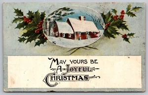 Postcard: May Yours Be A Joyful Christmas, Ser. 181, Posted 1915 - Picture 1 of 2
