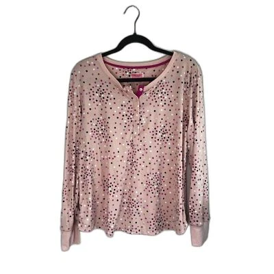 Women’s Pink Kate Spade Sleepwear Top Size L — 第 1/4 张图片