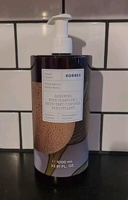 Limpiador Corporal Renovador RARO KORRES BLANCO MELÓN 33.81 fl oz con Bomba NUEVO (B1-A9) Foto 1 de 4