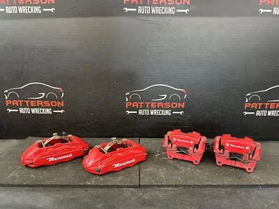 JUEGO DE PINZAS DE FRENO BREMBO DELANTERAS Y TRASERAS MASERATI GHIBLI 14-17 Foto 1 de 4