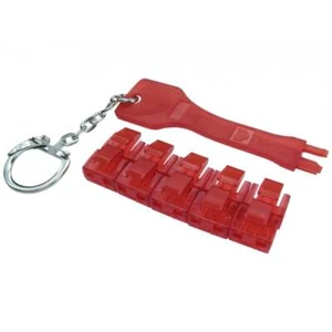 RJ45 Port Blocker (1 Schlüssel, 10 Locks ) - Bild 1 von 2