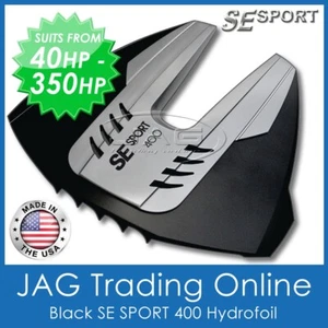 SE SPORT 400 BLACK HYDROFOIL Drill-Free Boat Outboard Sterndrive Motor 40-350HP - Picture 1 of 4